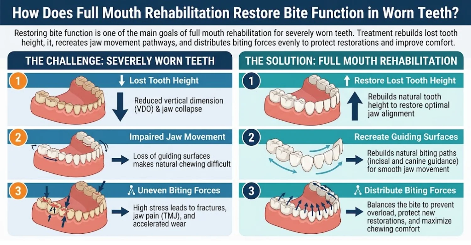 infographic Full Mouth Rehabilitation for Severely Worn Teeth